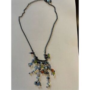 Lia Sophia Estate Fringed Beaded Necklace